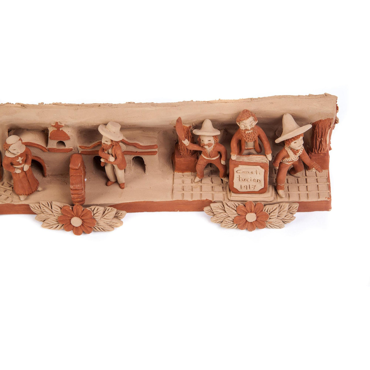 Revelacion de los Derechos Humanos / Ceramics Mexican Folk Art Clay