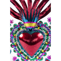 Corazon Frenesi / Tin Mexican Folk Art