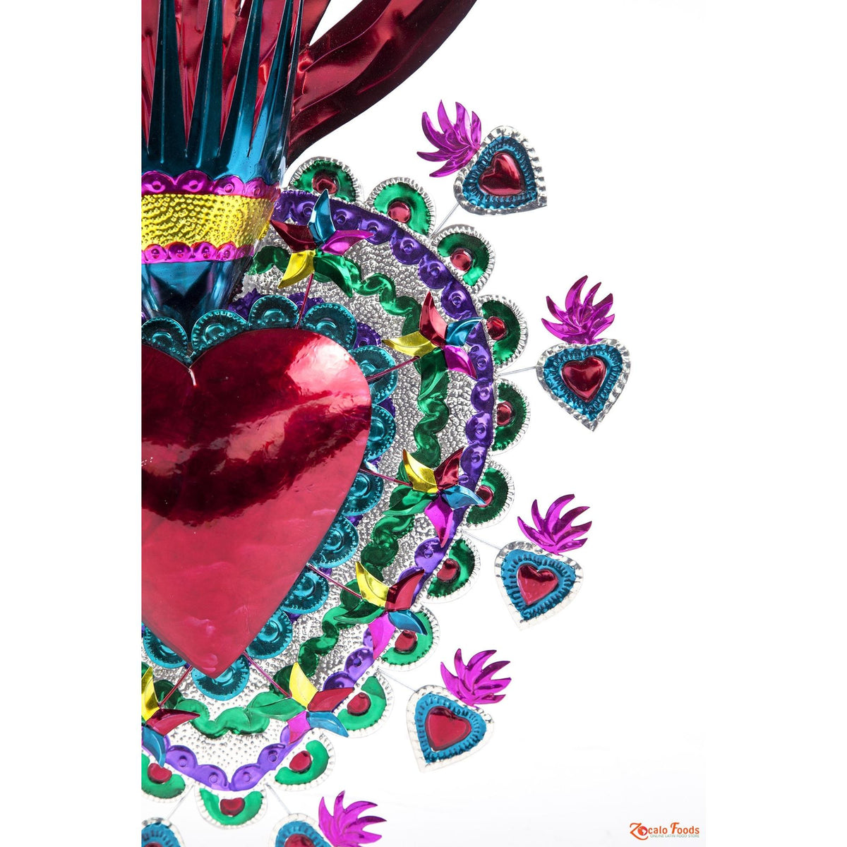 Corazon Frenesi / Tin Mexican Folk Art