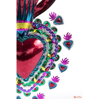 Corazon Frenesi / Tin Mexican Folk Art