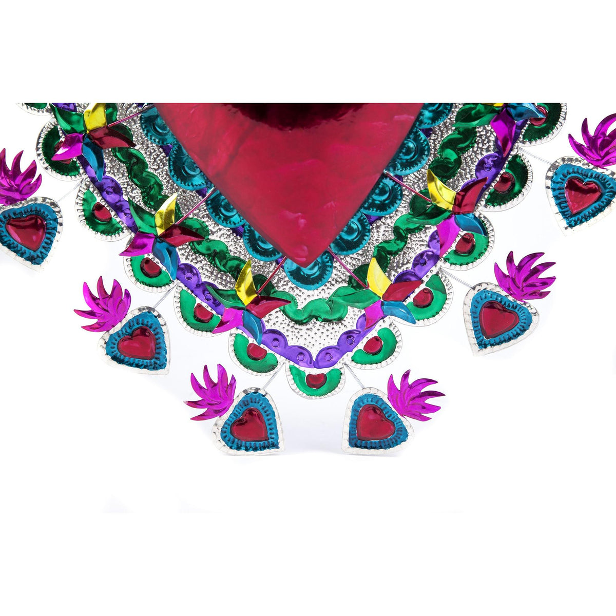 Corazon Frenesi / Tin Mexican Folk Art