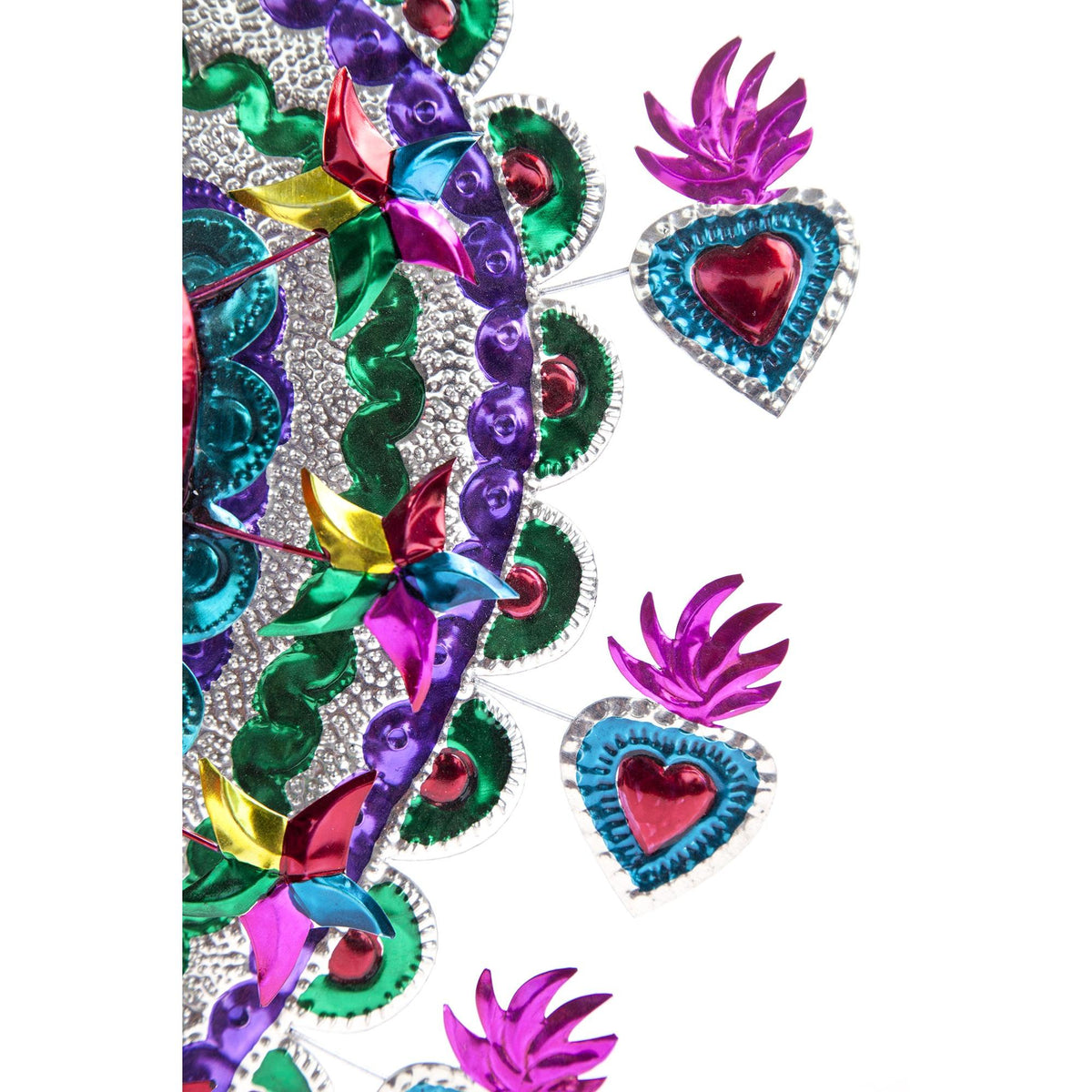 Corazon Frenesi / Tin Mexican Folk Art