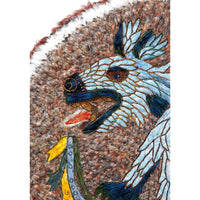 Escudo Guerrero del emperador Ahuizotl / Mexican Folk Art Featherwork