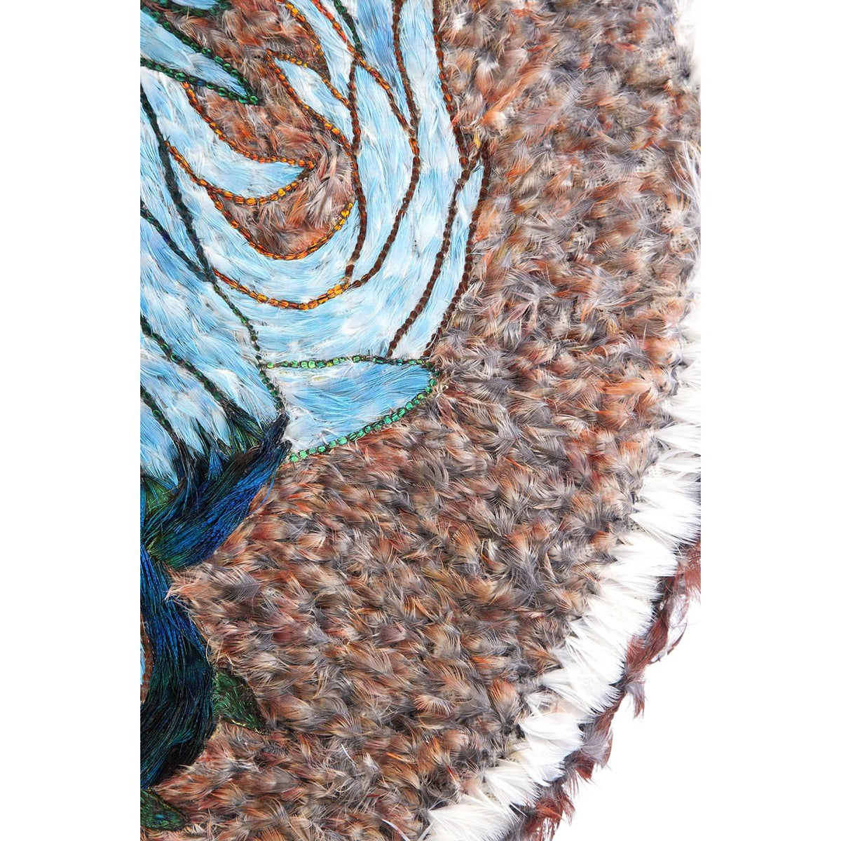 Escudo Guerrero del emperador Ahuizotl / Mexican Folk Art Featherwork