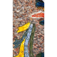 Escudo Guerrero del emperador Ahuizotl / Mexican Folk Art Featherwork