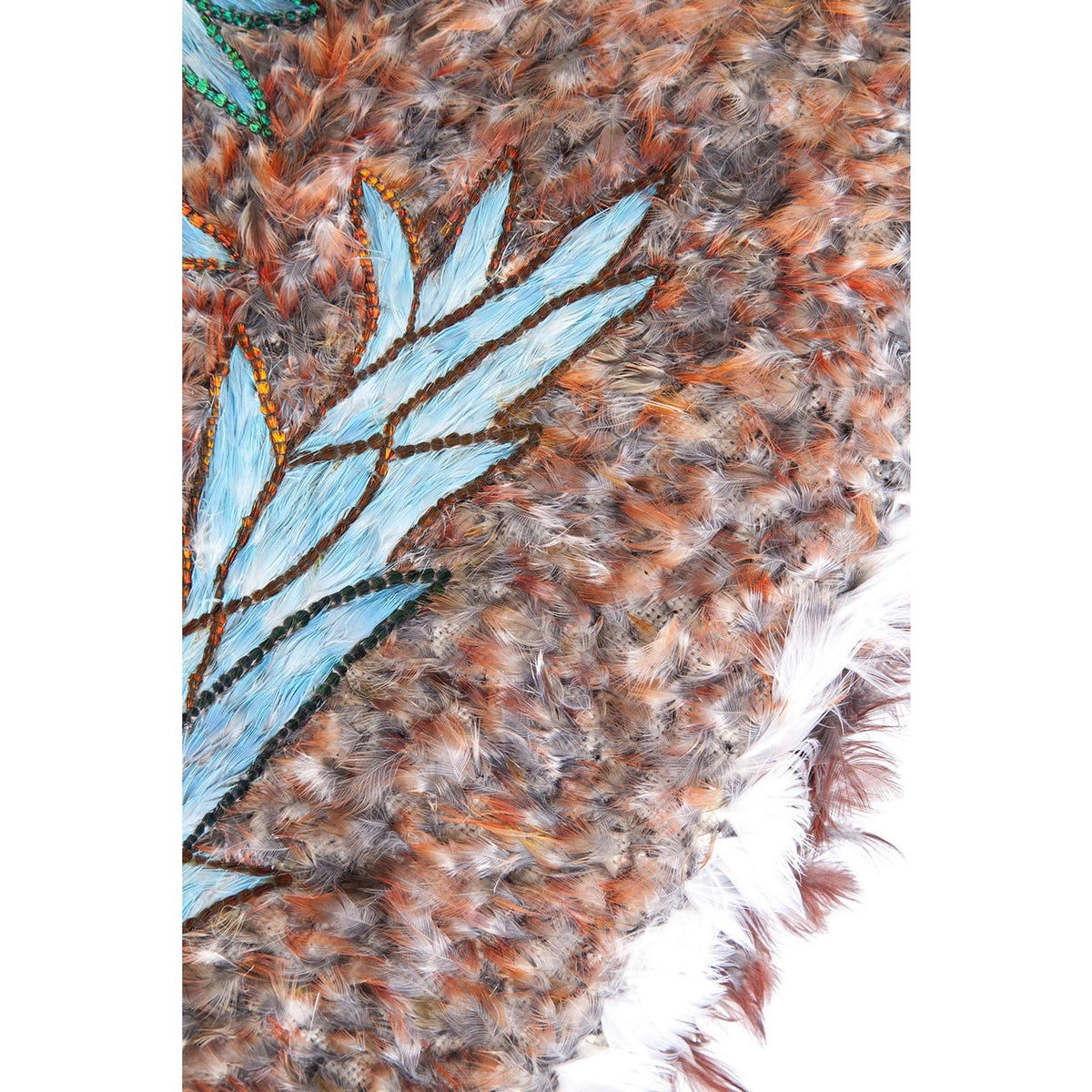 Escudo Guerrero del emperador Ahuizotl / Mexican Folk Art Featherwork