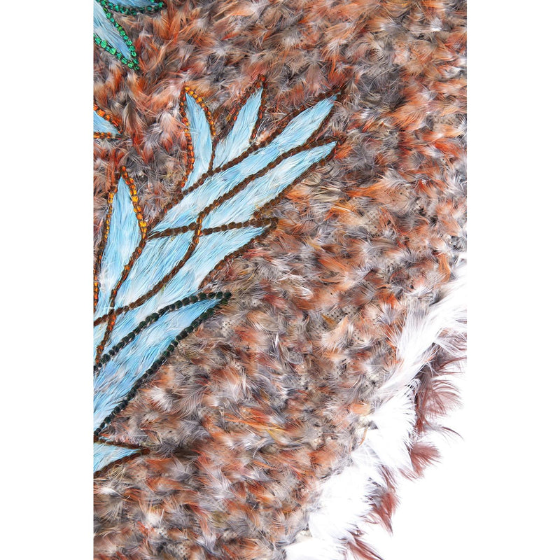 Escudo Guerrero del emperador Ahuizotl / Mexican Folk Art Featherwork