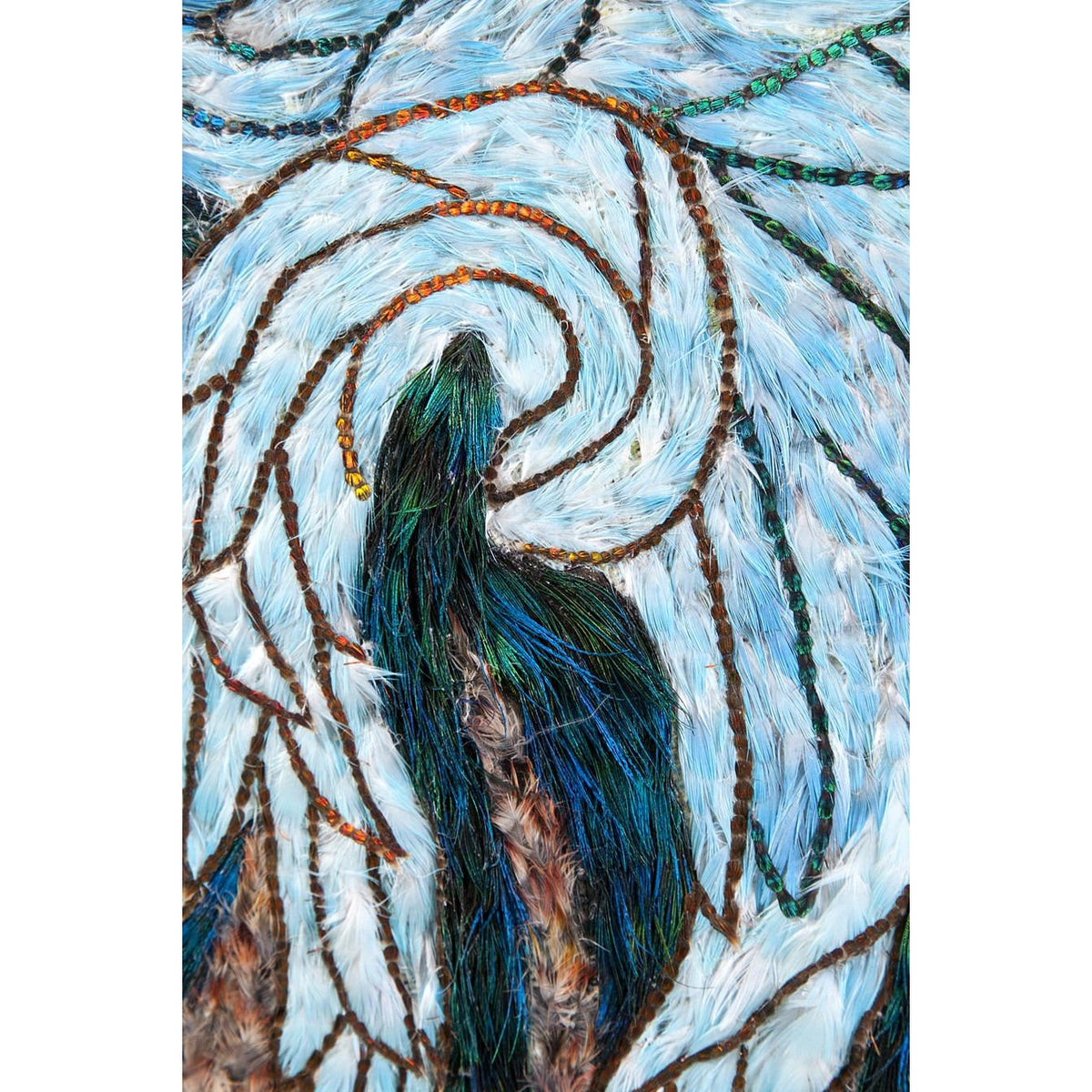 Escudo Guerrero del emperador Ahuizotl / Mexican Folk Art Featherwork