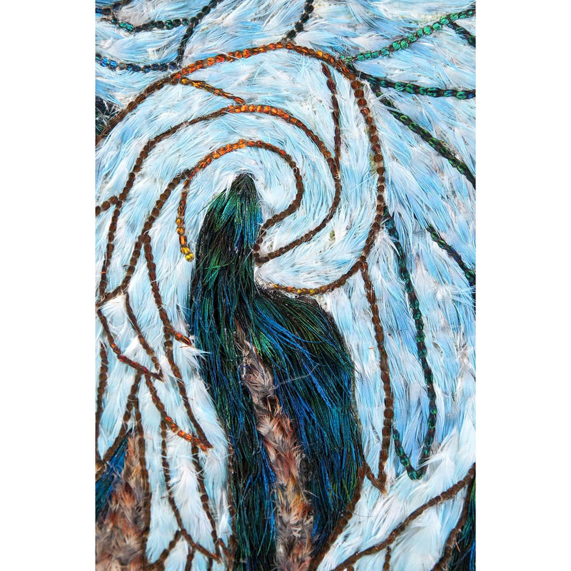 Escudo Guerrero del emperador Ahuizotl / Mexican Folk Art Featherwork