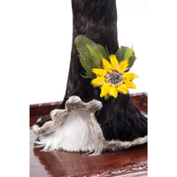 Catrina lista para la Fiesta / Mexican Folk Art Sculpture Featherwork and Ceramics