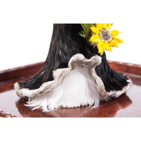 Catrina lista para la Fiesta / Mexican Folk Art Sculpture Featherwork and Ceramics