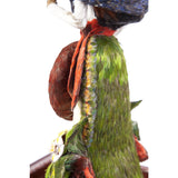 Catrina Vendedora / Mexican Folk Art Sculpture Featherwork and Ceramics