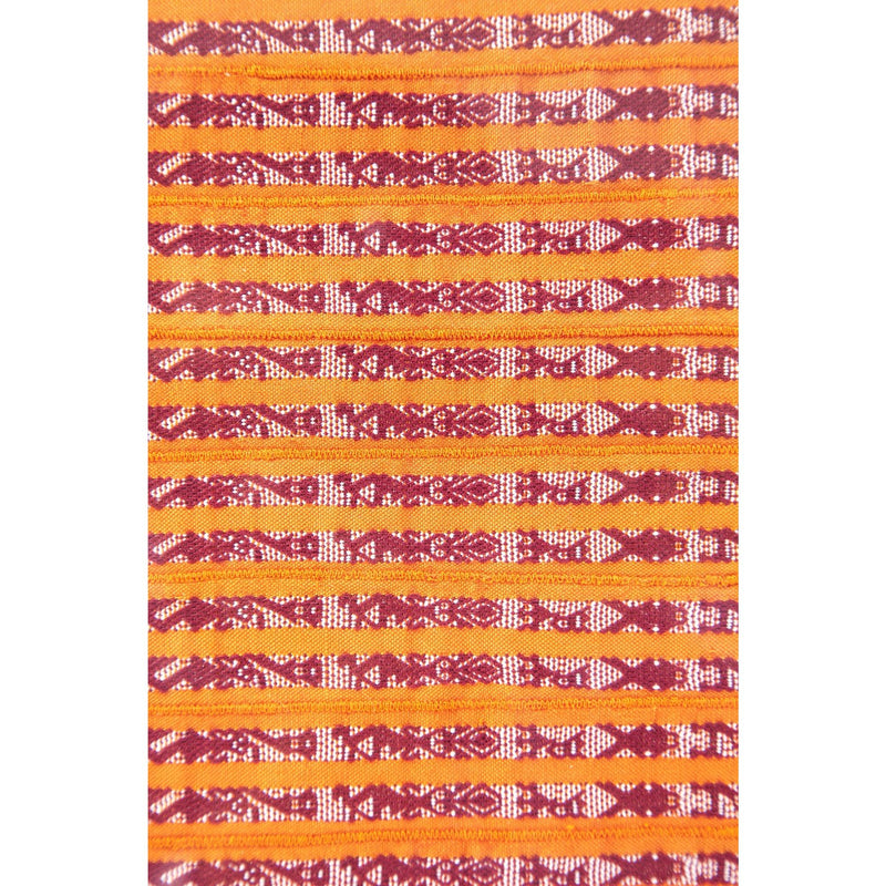 Tapete Miniatura Naranja y Rojo / Textiles Mexican Folk Art Miniature Rug