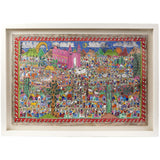 Nacimiento en Xalitla / Amate Paper Mexican Folk Art Painting Frame Nativity