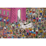 Nacimiento en Xalitla / Amate Paper Mexican Folk Art Painting Frame Nativity