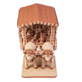 Carreta con Nacimiento / Ceramics Mexican Folk Art Clay Nativity
