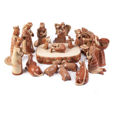 Nacimiento de Barro / Ceramics Mexican Folk Art Clay Nativity