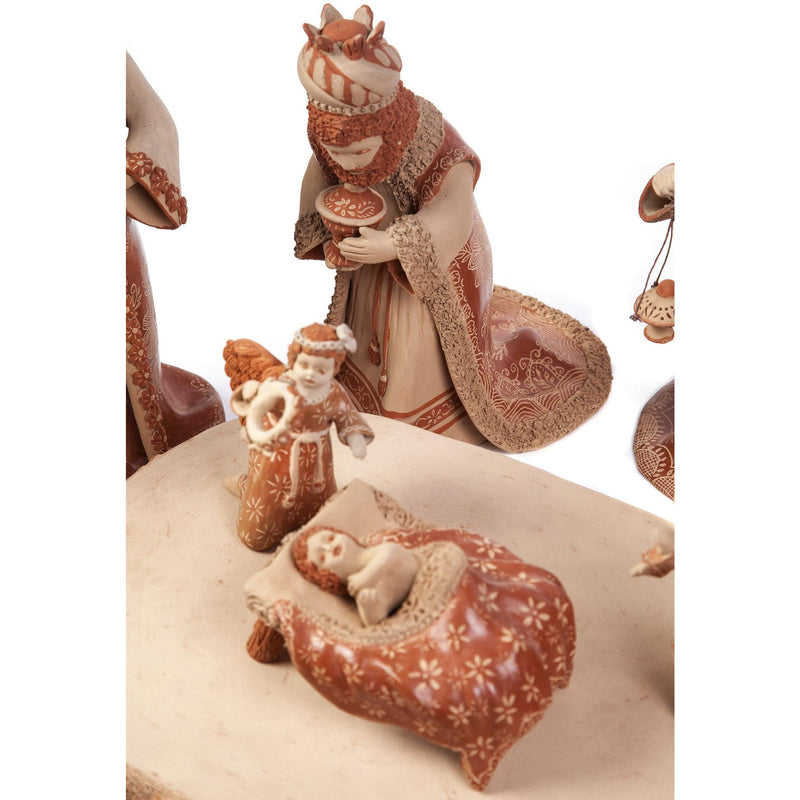 Nacimiento de Barro / Ceramics Mexican Folk Art Clay Nativity