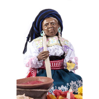 La Artesana / Wax Sculpture Mexican Folk Art
