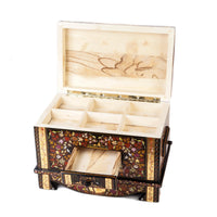 Caja Dorada / Woodcarving Lacquer Mexican Folk Art