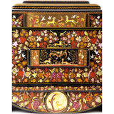 Caja Dorada / Woodcarving Lacquer Mexican Folk Art