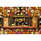 Caja Dorada / Woodcarving Lacquer Mexican Folk Art