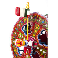 La Rueda de la Fortuna / Woodcarving Lacquer Mexican Folk Art