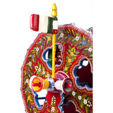 La Rueda de la Fortuna / Woodcarving Lacquer Mexican Folk Art