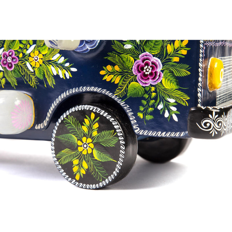 La Rueda de la Fortuna / Woodcarving Lacquer Mexican Folk Art