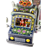La Rueda de la Fortuna / Woodcarving Lacquer Mexican Folk Art