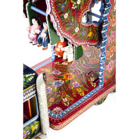 La Rueda de la Fortuna / Woodcarving Lacquer Mexican Folk Art