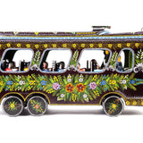 El Autobus / Woodcarving Lacquer Mexican Folk Art