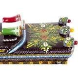 El Autobus / Woodcarving Lacquer Mexican Folk Art