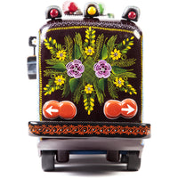 El Autobus / Woodcarving Lacquer Mexican Folk Art