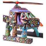 Nacimiento Helicoptero / Woodcarving Mexican Folk Art Sculpture Nativity