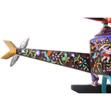 Nacimiento Helicoptero / Woodcarving Mexican Folk Art Sculpture Nativity