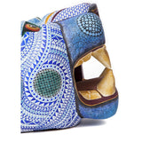 Mascara Balam Jade / Woodcarving Alebrije Mexican Folk Art Sculpture