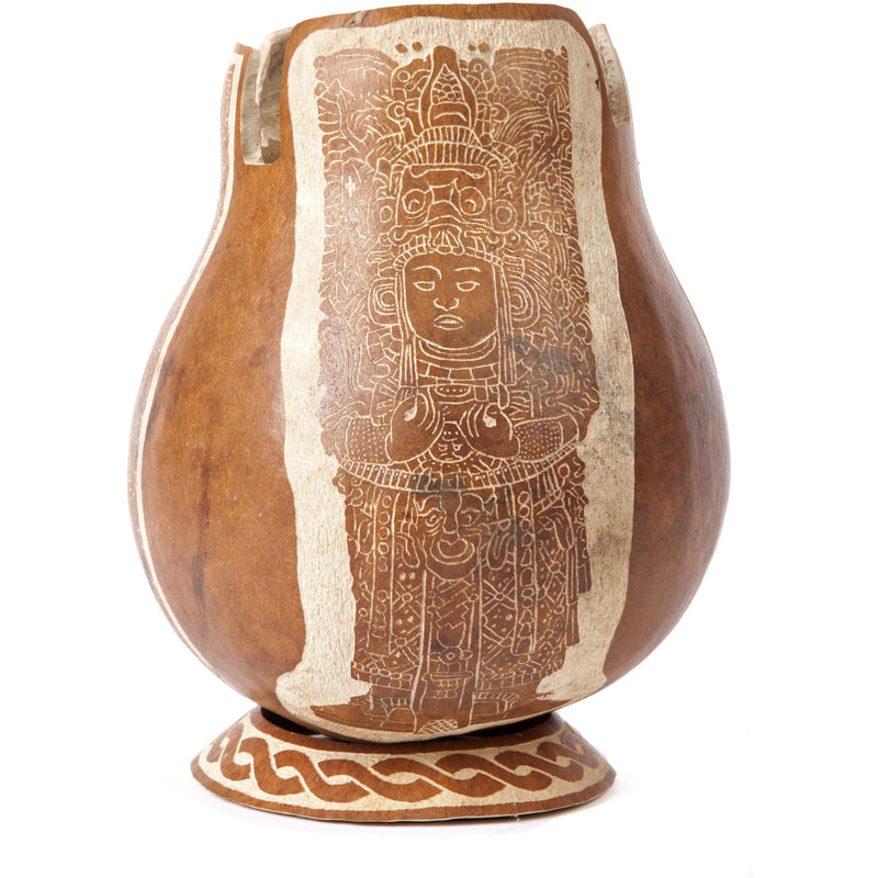 Calabazo Señor de Copan Honduras / Vegetable Fibers Mexican Folk Art