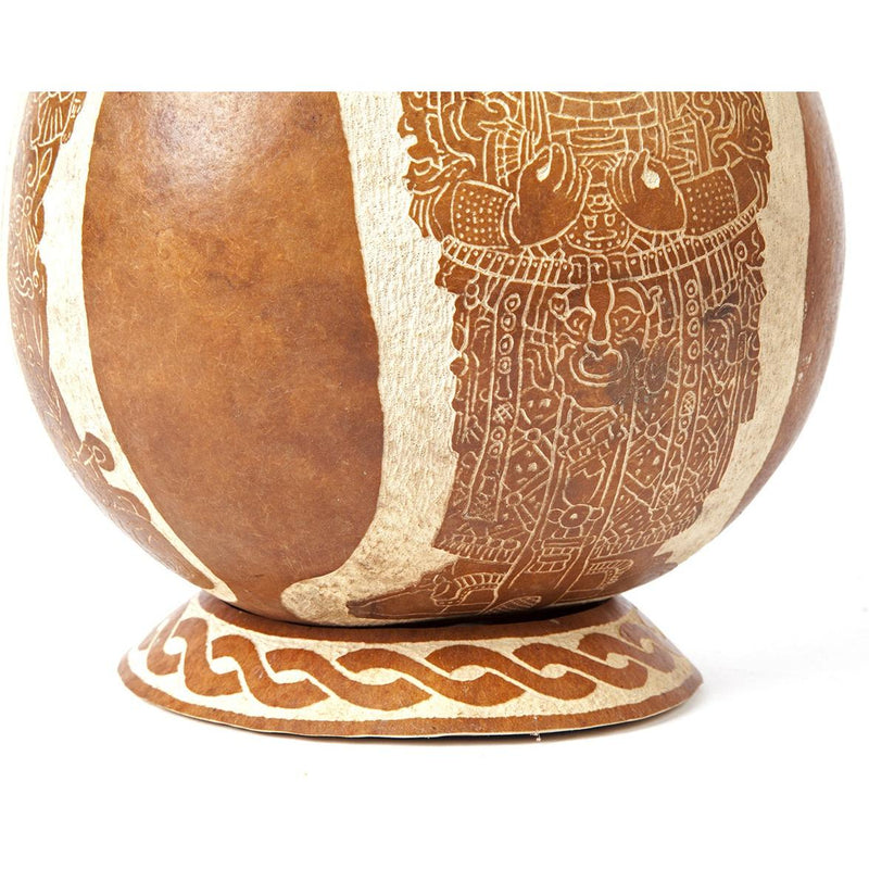 Calabazo Señor de Copan Honduras / Vegetable Fibers Mexican Folk Art