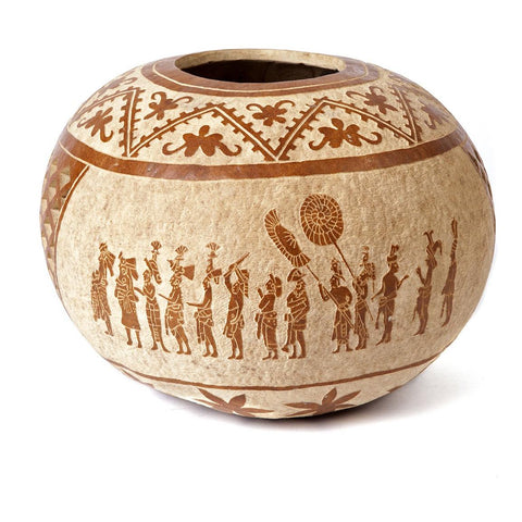 Calabazo Bonampak / Vegetable Fibers Mexican Folk Art