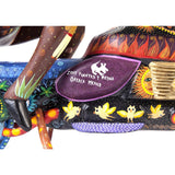 La Vuelta al Mundo / Woodcarving Alebrije Mexican Folk Art Sculpture