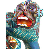 Mono Contento / Woodcarving Alebrije Mexican Folk Art Sculpture