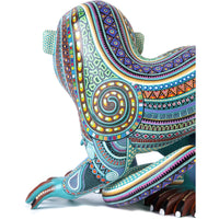 Mono Contento / Woodcarving Alebrije Mexican Folk Art Sculpture