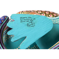 Mono Contento / Woodcarving Alebrije Mexican Folk Art Sculpture