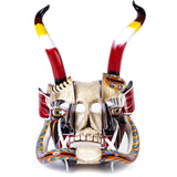 Mascara Diablo Vida y Muerte / Woodcarving Mexican Folk Art Mask