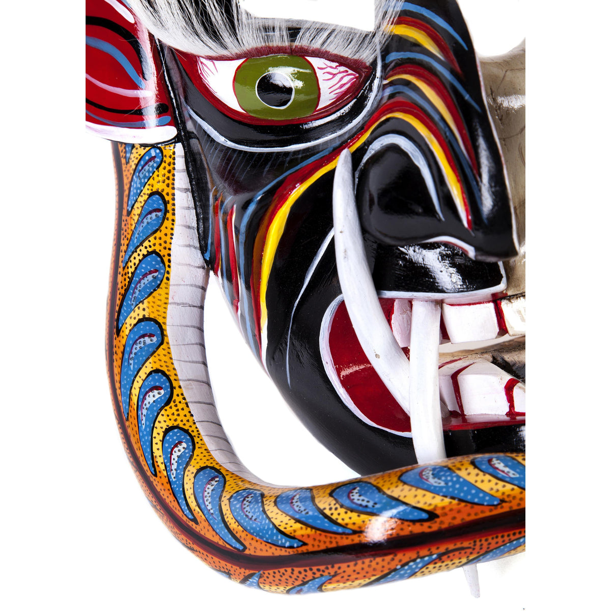 Mascara Diablo Vida y Muerte / Woodcarving Mexican Folk Art Mask