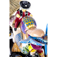 Pato / Woodcarving Lacquer Mexican Folk Art