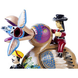 Pato / Woodcarving Lacquer Mexican Folk Art