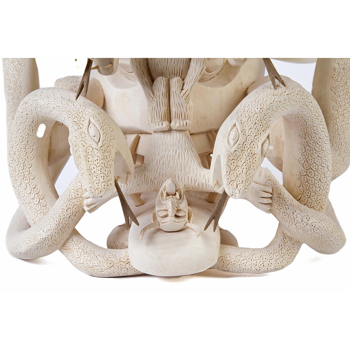 Mascara de Diablo al Natural / Woodcarving Mexican Folk Art Mask