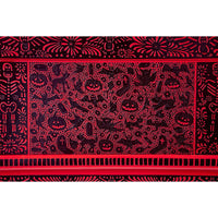 Baul Dia de Muertos / Woodcarving Lacquer Mexican Folk Art
